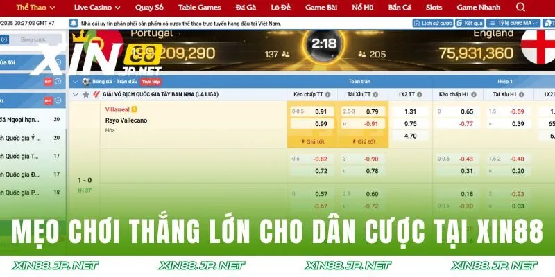 Mẹo chơi kèo cược thắng lớn cho dân cược